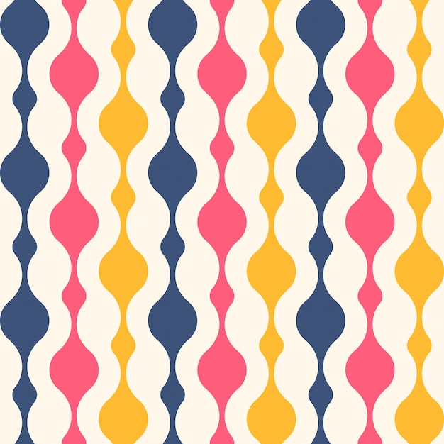 Diseño retro de patrones sin fisuras