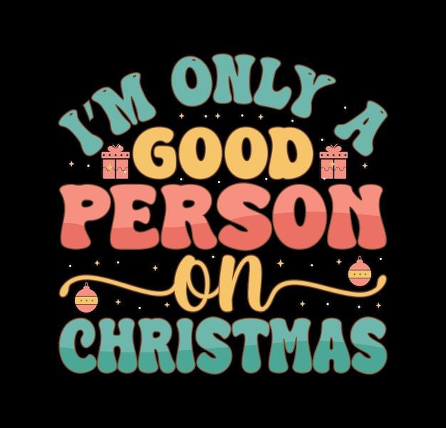 Diseño retro de sublimación de Navidad Diseño de camiseta de Navidad Feliz Navidad
