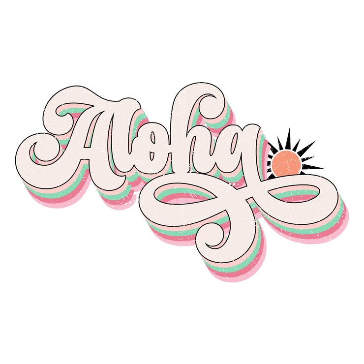 Diseño retro de verano