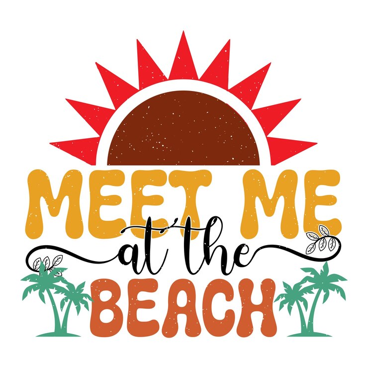 Diseño retro de verano