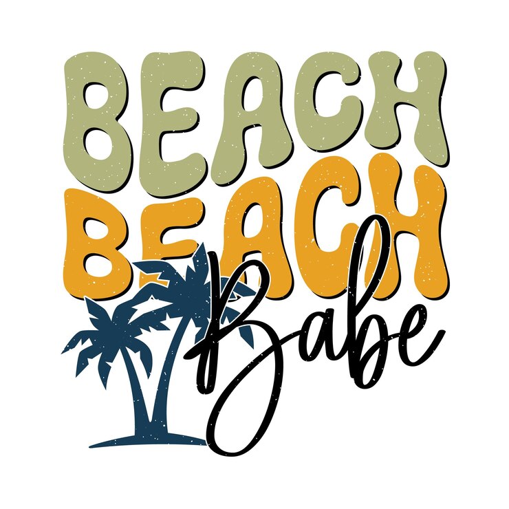 Diseño retro de verano