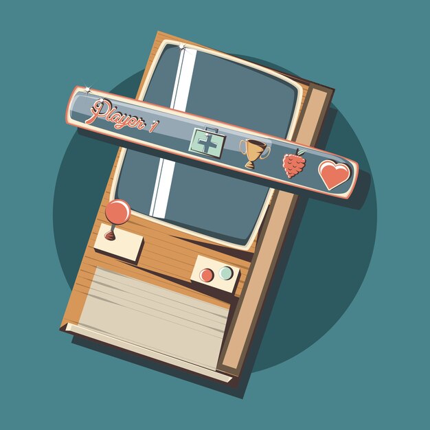 Diseño retro de videojuegos