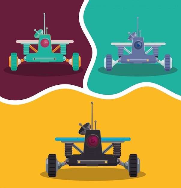 Diseño de robots y tecnología.