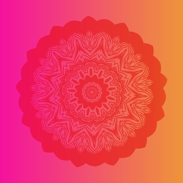 un diseño rojo y naranja con un diseño que dice la palabra en él