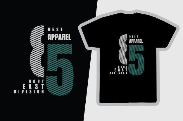 Diseño de ropa y camiseta del noreste