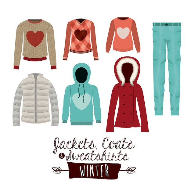 diseño de ropa de invierno