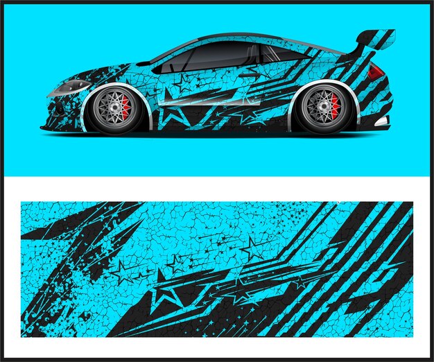 Diseño de rotulaciones para coches, furgonetas y camiones para la marca de vinilo de vehículos.