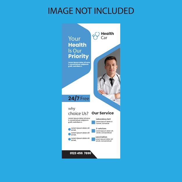 Diseño de la salud médica enrollable