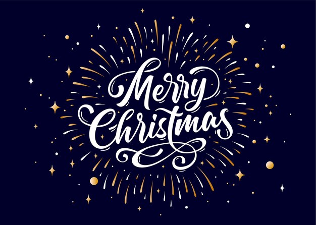 Diseño de saludo de feliz Navidad