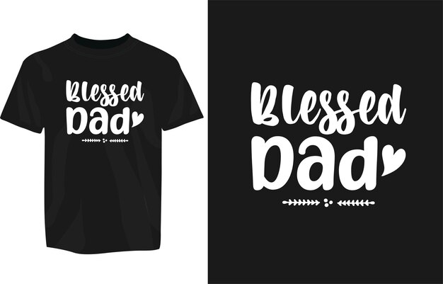 Diseño de saludos de tipografía del día del padre para camisetas, tazas, pegatinas, etc. Diseño de camiseta del día del padre