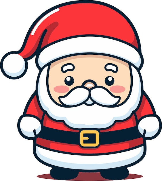 Diseño de Santa Vector de Navidad Obras de arte de Santa Vektor de dibujos animados