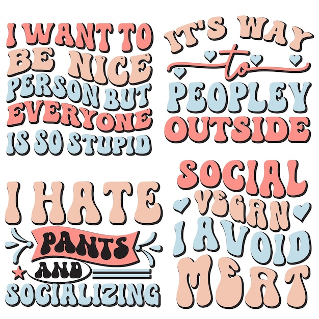 Diseño Sassy Retro SVG