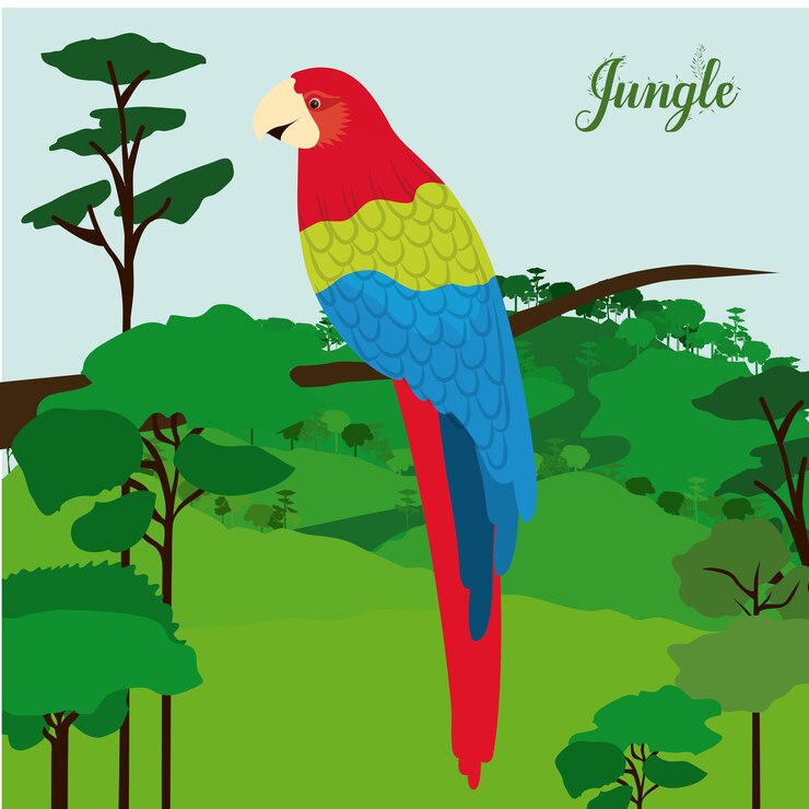 Vector diseño de la selva