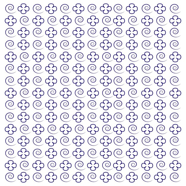 Diseño sencillo de patrones sin costuras archivo vectorial EPS fácilmente personalizable y cambiar a cualquier color