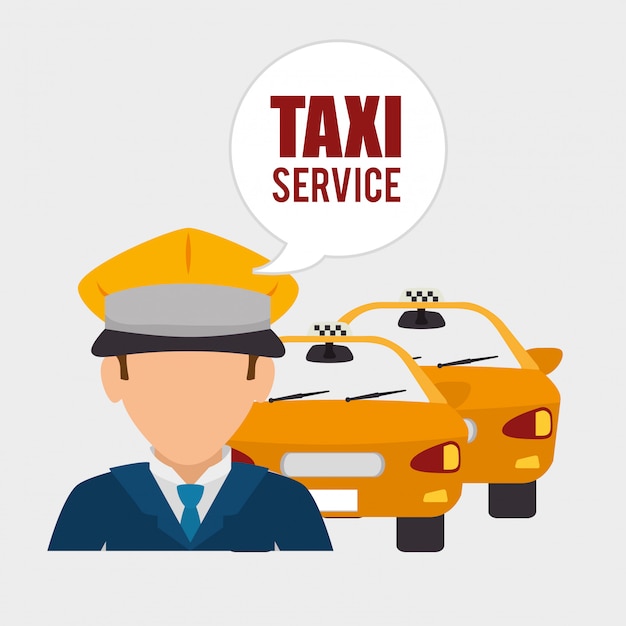diseño de servicio de taxi