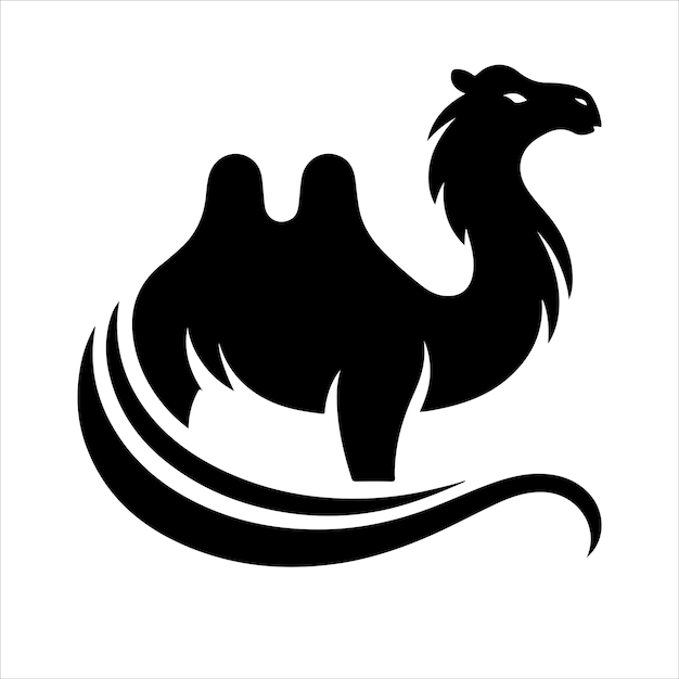 Vector diseño de silueta de camello logotipo de camello arte vectorial ilustración de icono de camello silueta vectorial