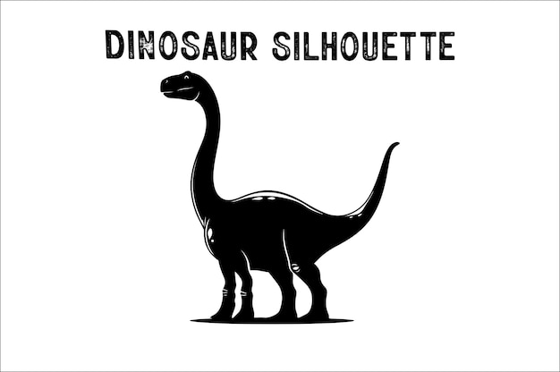 Diseño de silueta de dinosaurio vectorial en fondo blanco silueta de raptor conjunto de siluetas de dinosaurio
