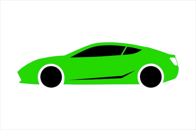Diseño de silueta vectorial de automóvil diseño de logotipo para automóvil gráfico icono único icono de automóvil