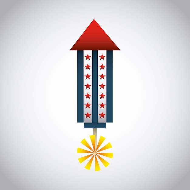 diseño de símbolo de Estados Unidos, ilustración vectorial gráfico eps10