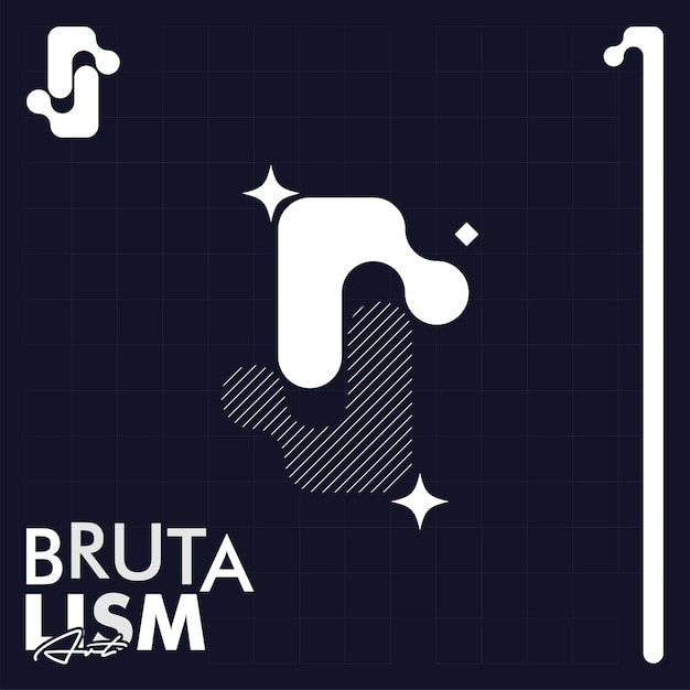 diseño Símbolo de forma geométrica abstracta