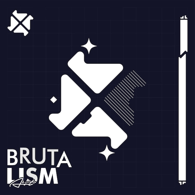 diseño Símbolo de forma geométrica abstracta