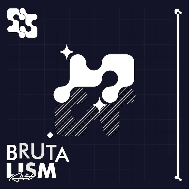 diseño Símbolo de forma geométrica abstracta