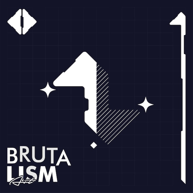 diseño Símbolo de forma geométrica abstracta