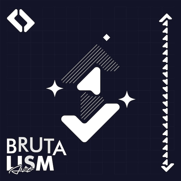diseño Símbolo de forma geométrica abstracta