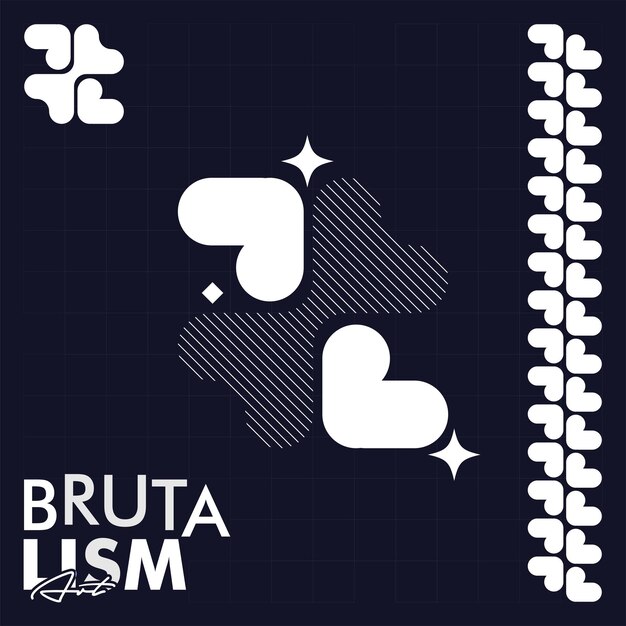 diseño Símbolo de forma geométrica abstracta