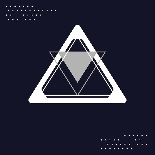 diseño Símbolo de forma geométrica abstracta
