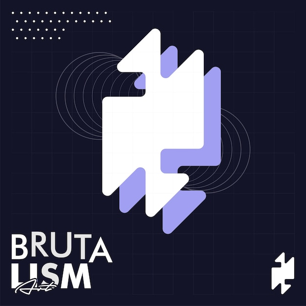 diseño Símbolo de forma geométrica abstracta