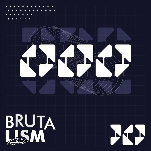 diseño Símbolo de forma geométrica abstracta