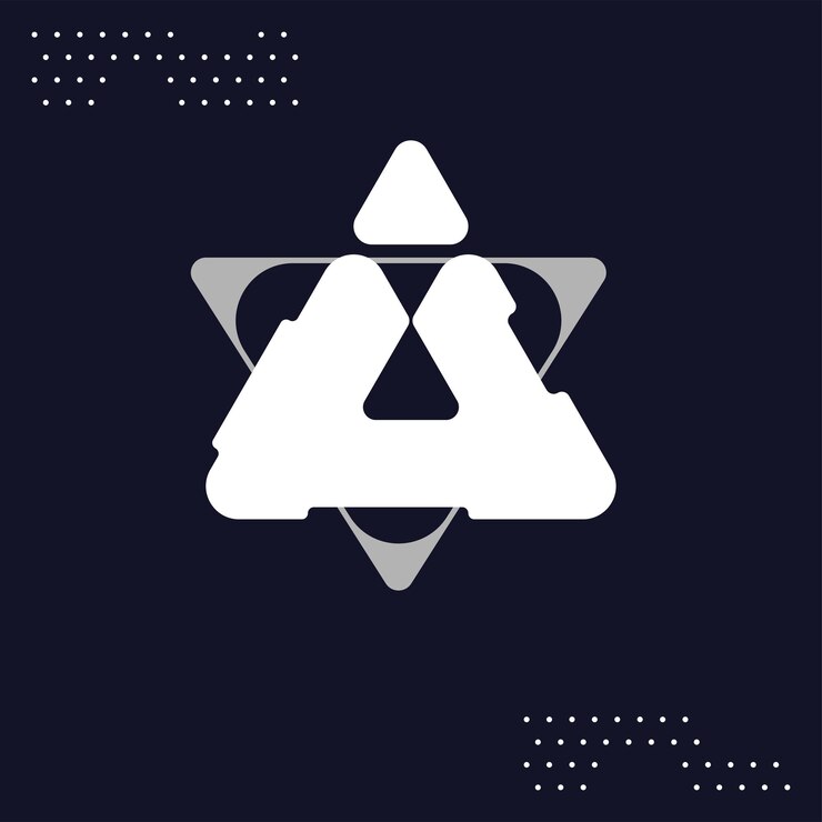 Vector diseño símbolo de forma geométrica abstracta