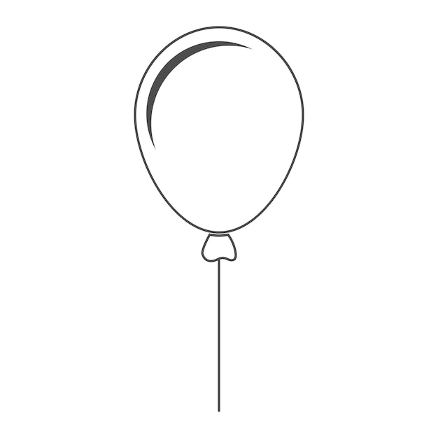 Diseño de símbolo de icono de globo