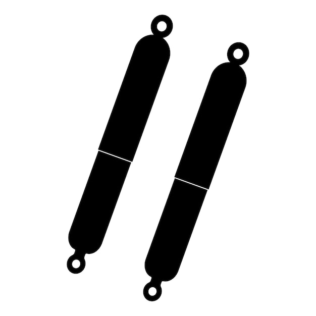 Diseño de símbolo de ilustración de vector de icono de interruptor de choque