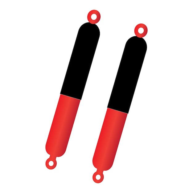 Diseño de símbolo de ilustración de vector de icono de interruptor de choque