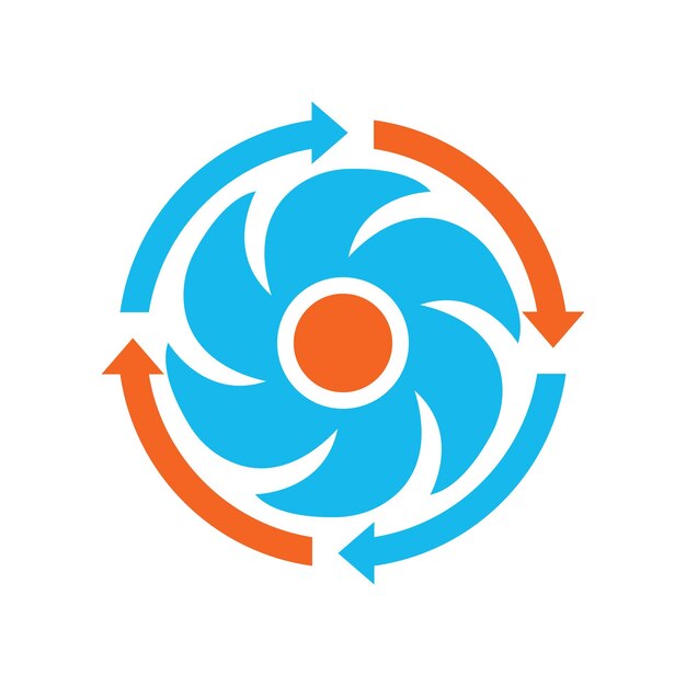 Diseño del símbolo de la ilustración vectorial del icono de la esvástica