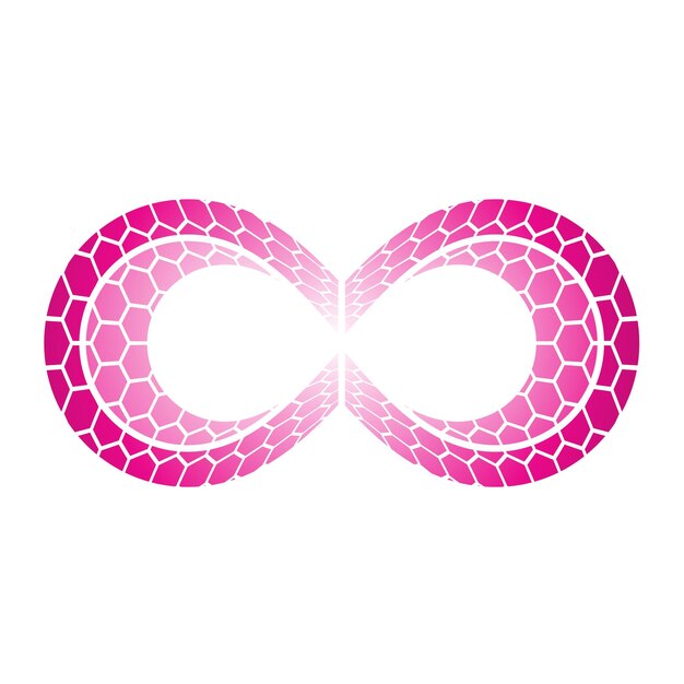 Diseño de símbolo infinito
