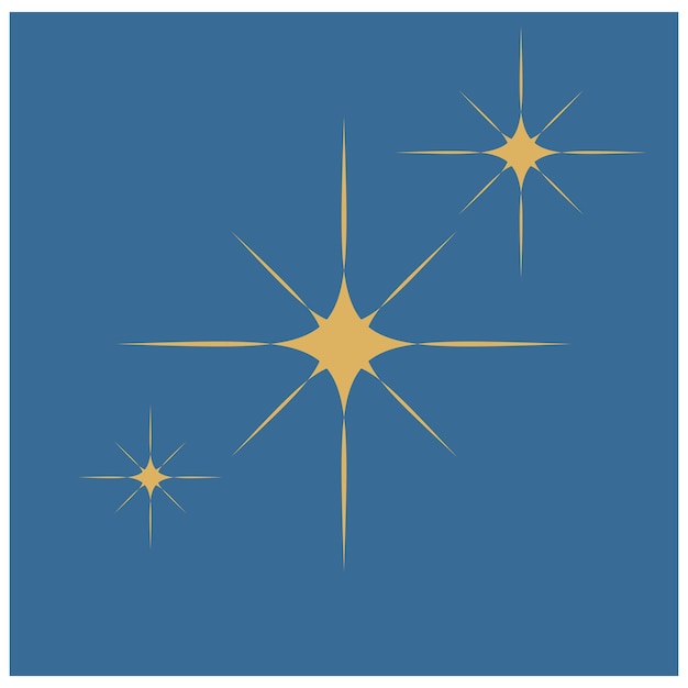 Diseño de símbolo y vector de ilustración de logotipo de estrella