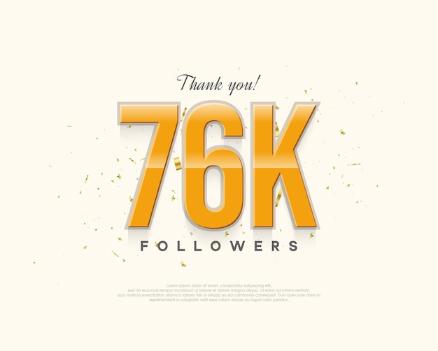 Diseño simple gracias 76k seguidores con un diseño brillante y ligero