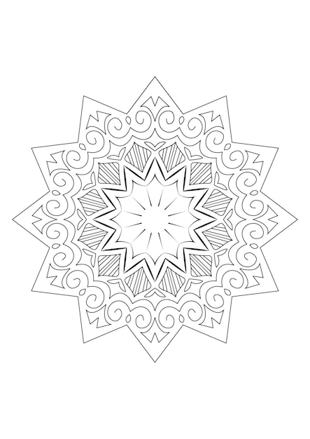 Diseño simple de Mandala