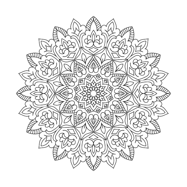 Diseño simple de mandala