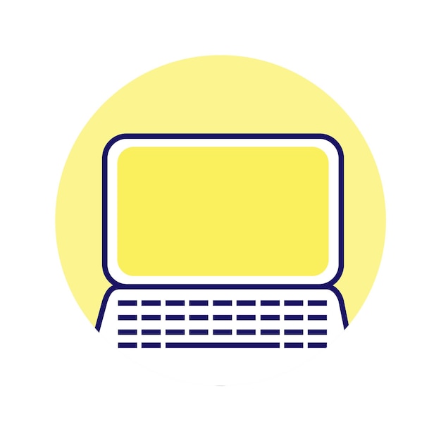 diseño simple de oficina portátil