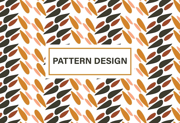 Diseño simple de patrones florales botánicos y elegantes de vectores florales