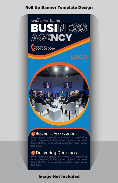 Diseño simple y profesional de pancartas modernas