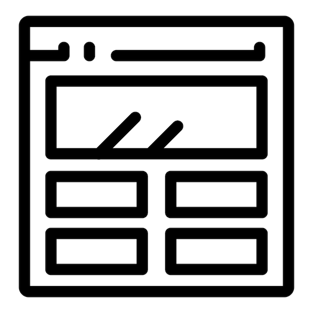 Diseño del sitio web que muestra la interfaz del sistema de gestión de contenidos