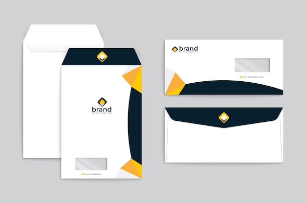 Diseño de sobre de bienes raíces para la venta
