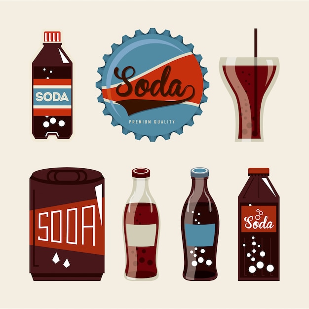 Vector diseño de soda