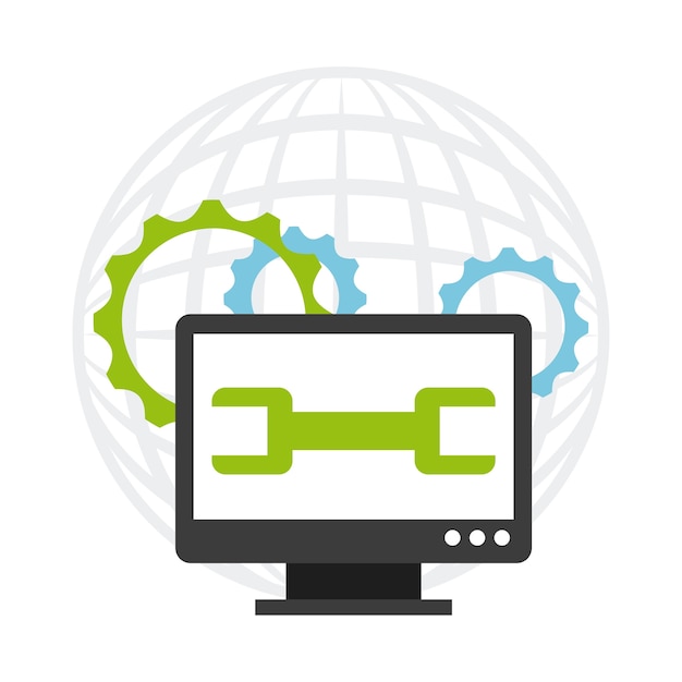 diseño de software de programación, ilustración vectorial gráfico eps10