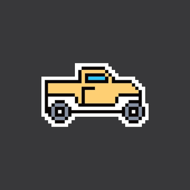 diseño de sprite de animación retro de pixel art